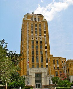 Jefferson County Courthouse in Beaumont, Texas