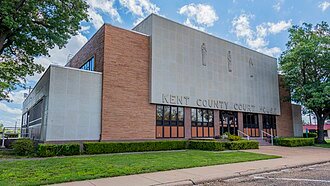 Kent County Courthouse in Jayton, Texas