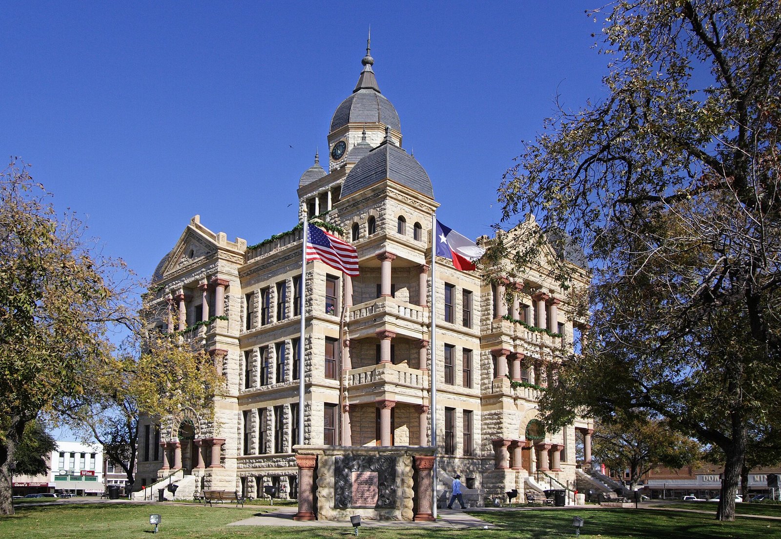 Denton County Courthouse in Denton, Texas